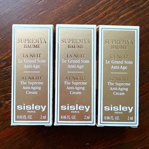 Sisley Supremÿa Baume La Nuit At Night The Supreme Anti-Aging Cream 2ml NEW x 3